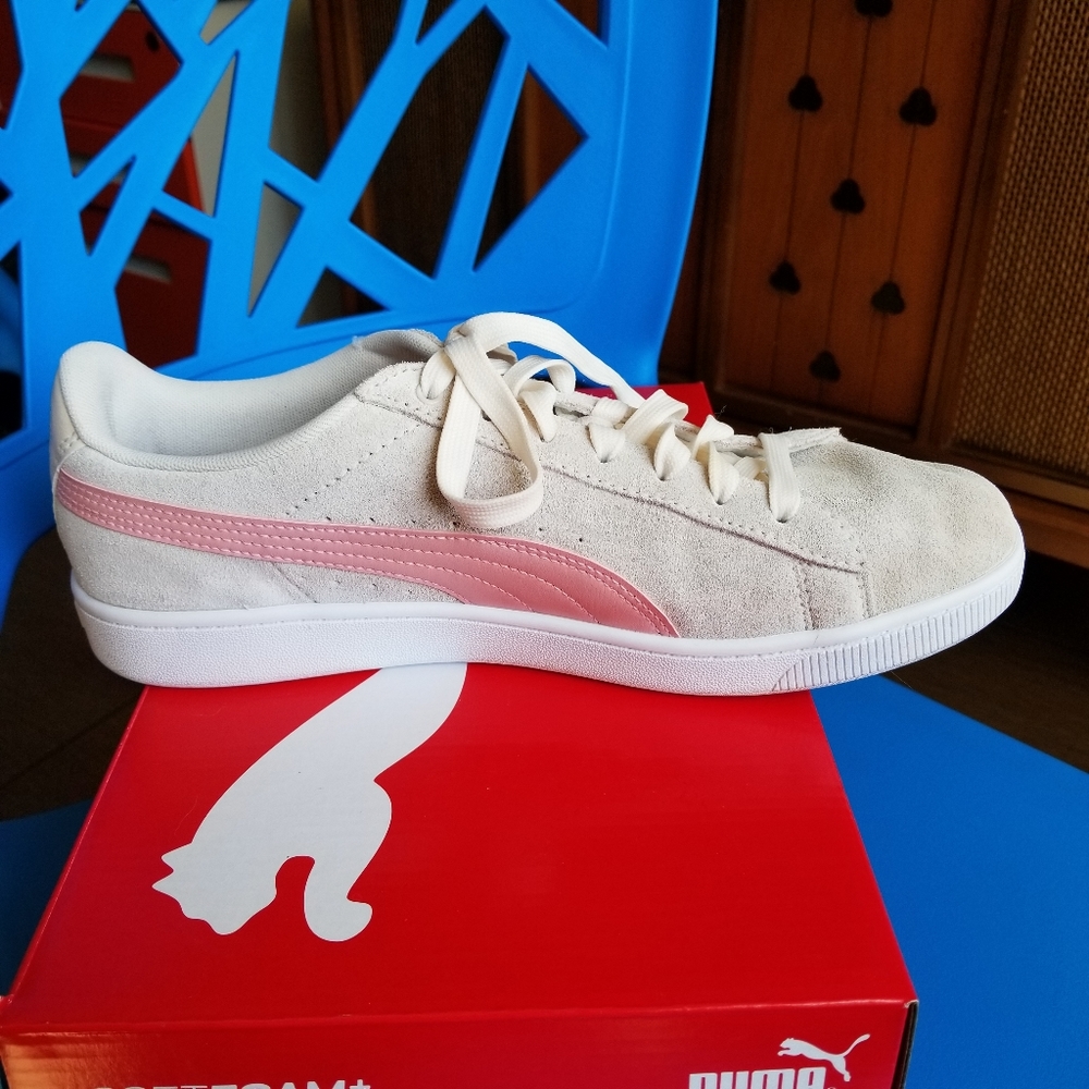 SOLD on Mercari Puma Vikky V2 Parchment/Rose White - Picture 5 of 12